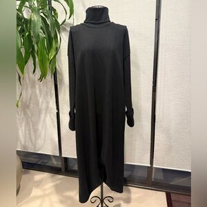 Asos design black long dress